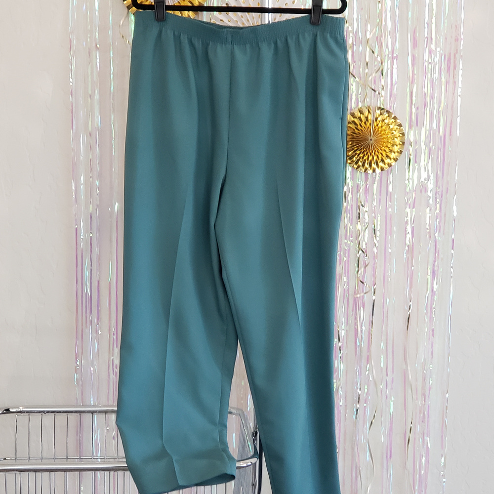 Alia pants, size 16, dusty teal